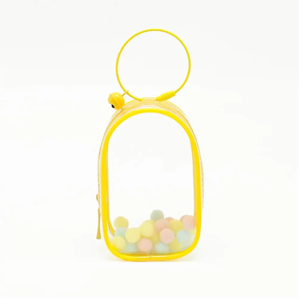 For Labubu Portable Transparent PVC Mystery Doll Organizer Box Selling only bags