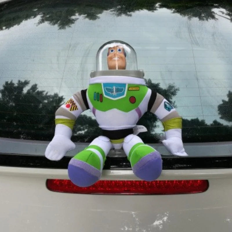 Hot Toy Story Sherif Woody Buzz Lightyear Car Dolls Plush Toys Outside Hang Toy Cute Auto Accessories Car Decoration 25/35/45CM