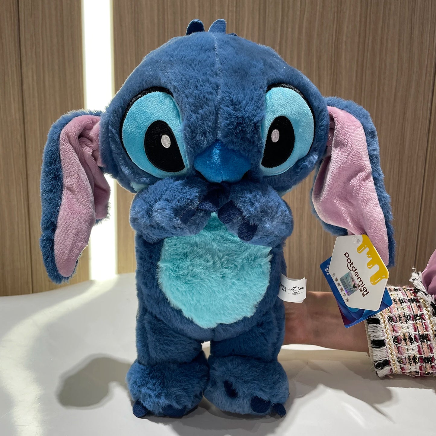 Genuine Disney Lilo & Stitch Plush Toy Doll Sitting Stitch Stuffed Soft Toy Car Pillow Comforting Toy Kids Xmas Birthday Gift