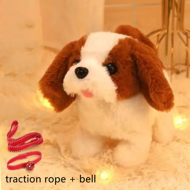 Baby Toy Dogs That Walks and Barks Tail Wagging Plush Interactive Electronic Pets Puppy  Montessori Toys for Girls Toddlers Kids