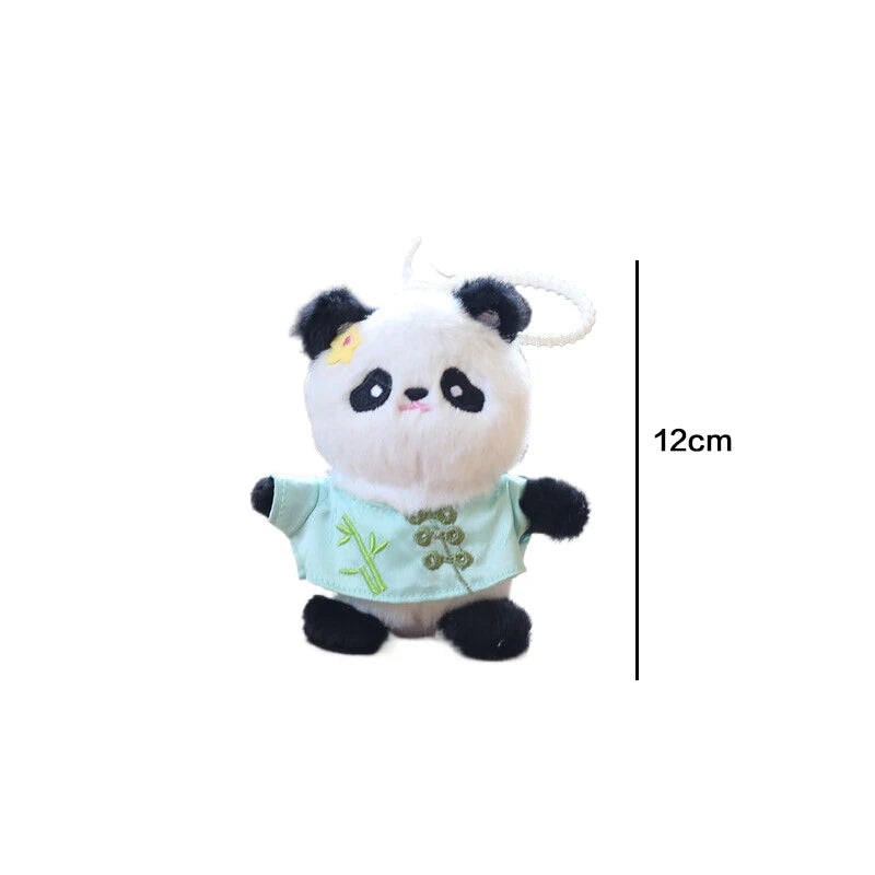 Cute Animal Panda Bear Rabbit Cat Plush Toy Pendant Backpack Hangings Decoration Keychain