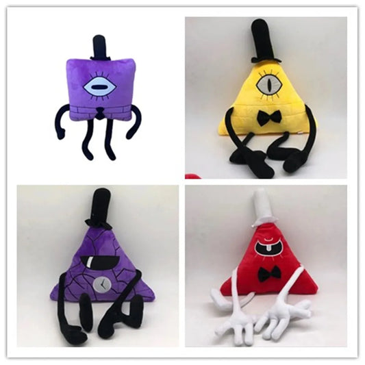 New 28cm Gravity Falls Bill Cipher Doll Birthday Gift for Kids Children Cartoon Anime Games Surrounding Toys Decorarion Gift