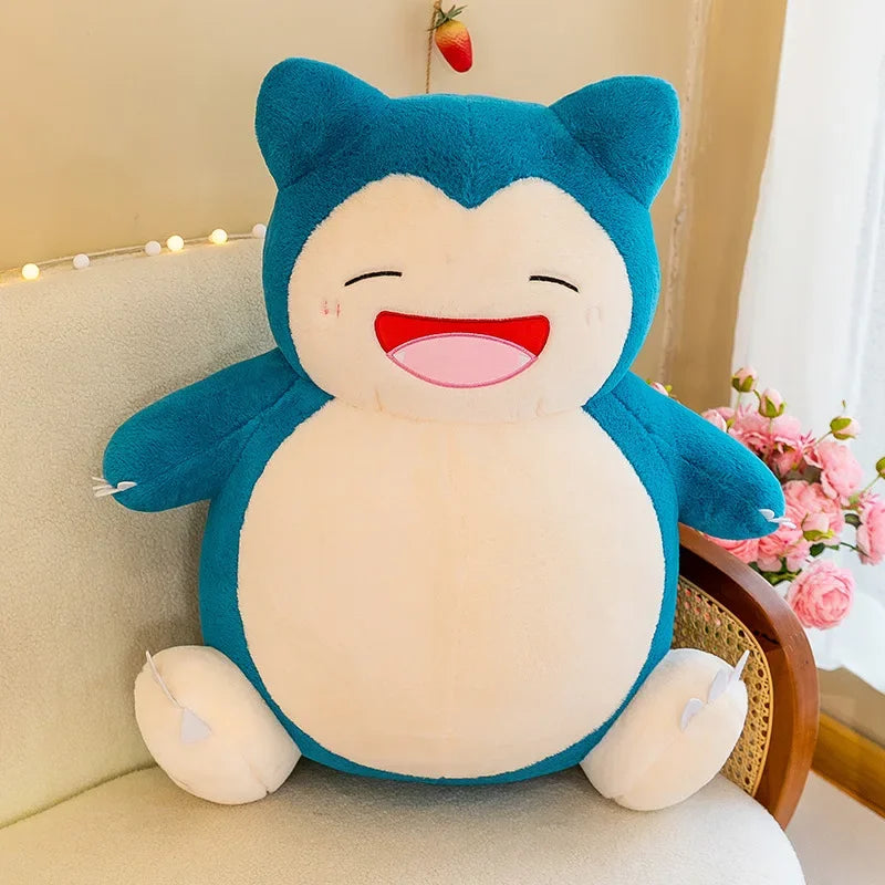 85 Cm  Big Size Pokemon Rabbit Fur Snorlax Doll Plush Animal Plush Toy Stuffed Animal Kawaii Room Decoration Toy Plushies Gift