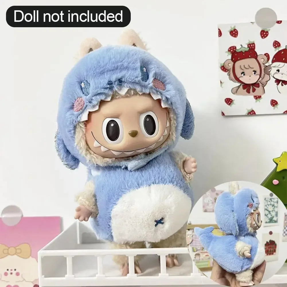 For 17cm Labubu Doll Clothes Accessories Cute Decoration Little Clothes