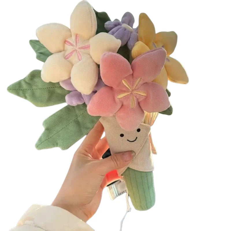 Jellycat Fun Bouquet Holding Flower Doll Doll Girl Gift Valentine's Day Wedding Holding Flower Plush