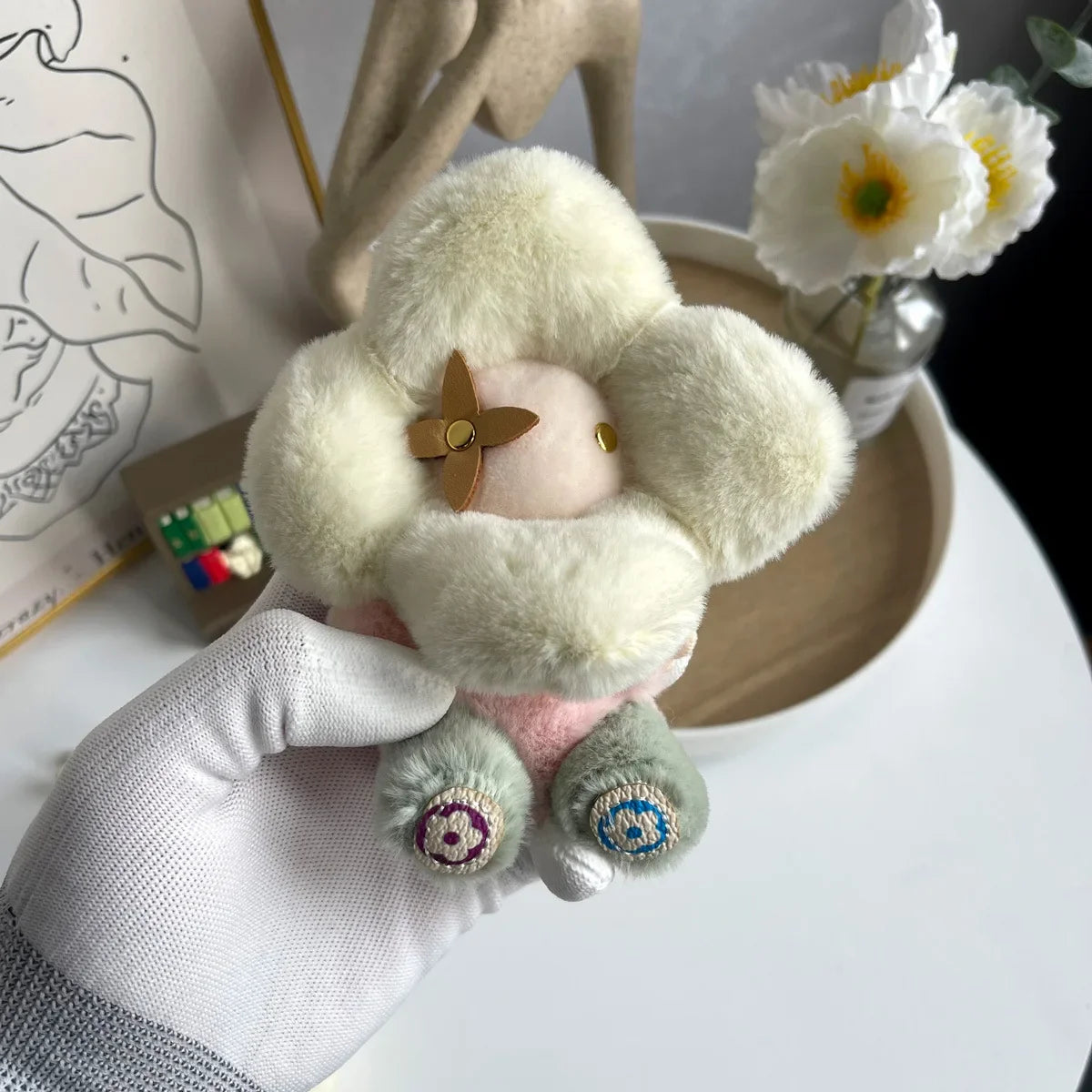 Soft Cartoon Plant Decoration Sun Figurine Toy Kawaii Sun Flower Birthday Gifts For Girls Plush Stuffed Toy Gifts