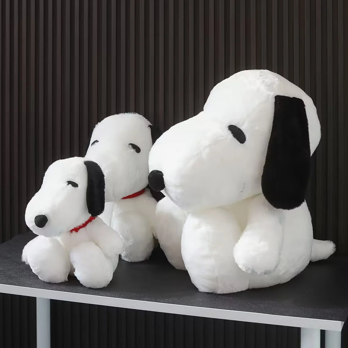 Big Size Miniso White Doggy Snoopy Plush Puppy Plushies Dog Snoopy Stuffed Doll Kawaii Room Decor Cushion Gift For Kid