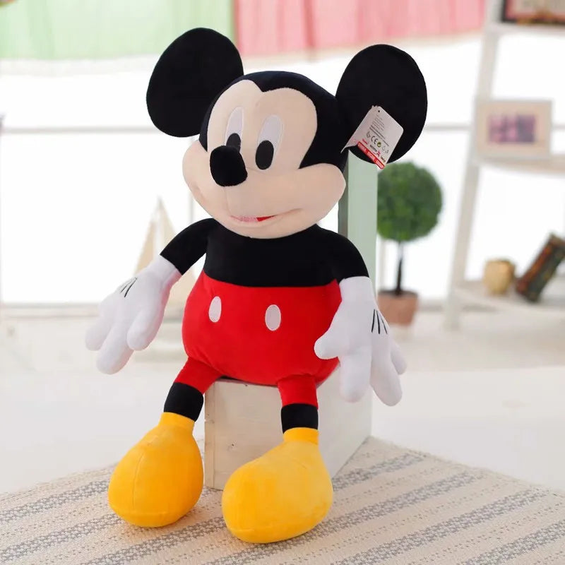 Disney Cartoon Plush Toys 30/40cm Miaomiao House Minnie Mickey Pluto Creative Plush Doll Goofy Wedding Gift New Year Mascot