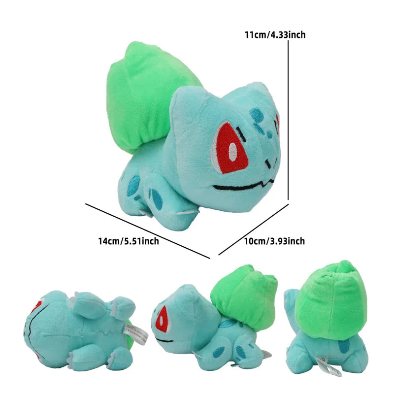 Pekomon Plush Toy Skeledirge Bulbasaur Charmander Gastly Fuecoco Stuffed Sprigatito Dratini Pikachu Peluche Doll Birthday Gifts