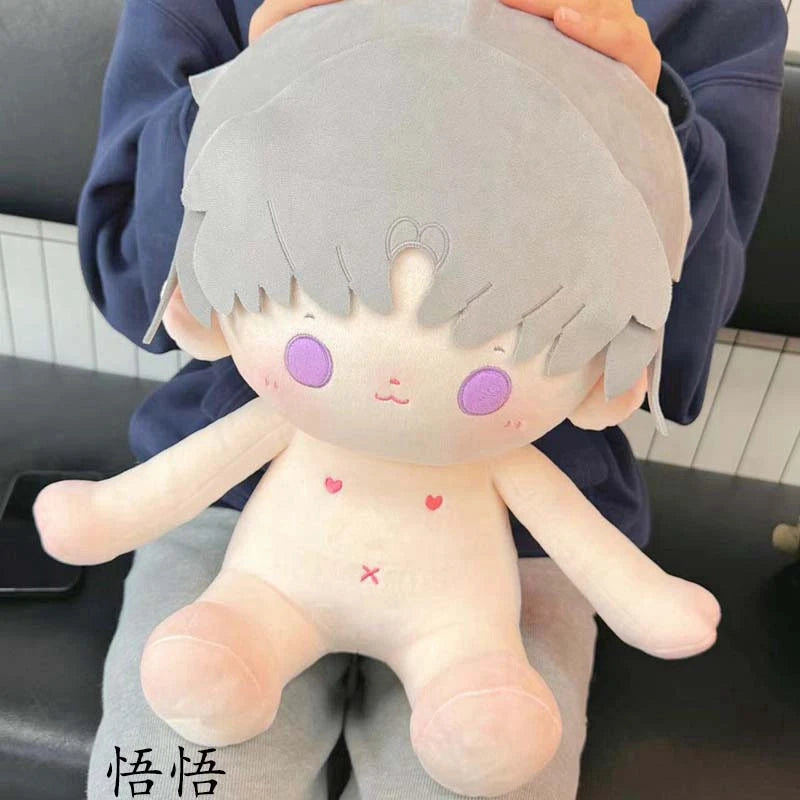 40cm Naked Cotton Doll Cute Idol Stuffed Super Star Figure Dolls Kawaii Plush Girl Doll Can Change Clothes Gift Light and Night