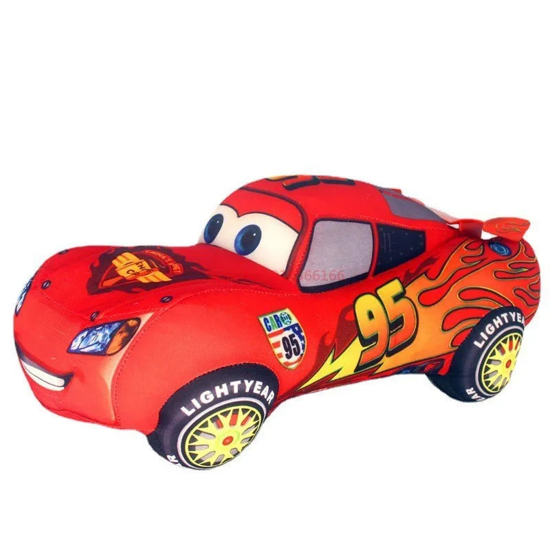 2024 New 17/25/35cm Disney Car Toy Lightning Mcqueen Plush Toy Cute Cartoon Car Plush Toy Boys And Girls Birthday Gift