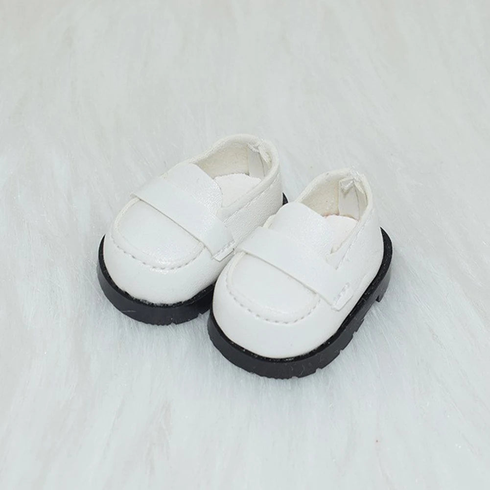 Mini Plush Doll'S Clothes Outfit Accessories For Korea Kpop Exo Labubu Idol Small leather shoes canvas shoes Clothing Gift