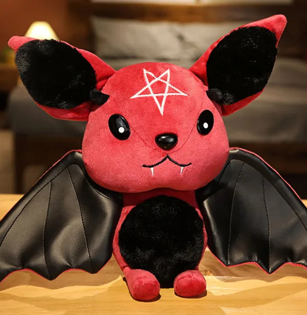 30cm Halloween Plushy Four-color Demon Bat Cartoon Soft Model For Boys and Girls Christmas Halloween Holiday Gifts