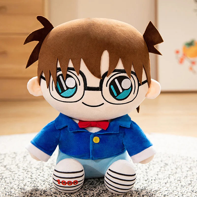 Cartoon Anime Detective Conan Plush Stuffed Toy Doll Cosplay Decoration Ornament Cute Baby Child Girlfriend Birthday Gift