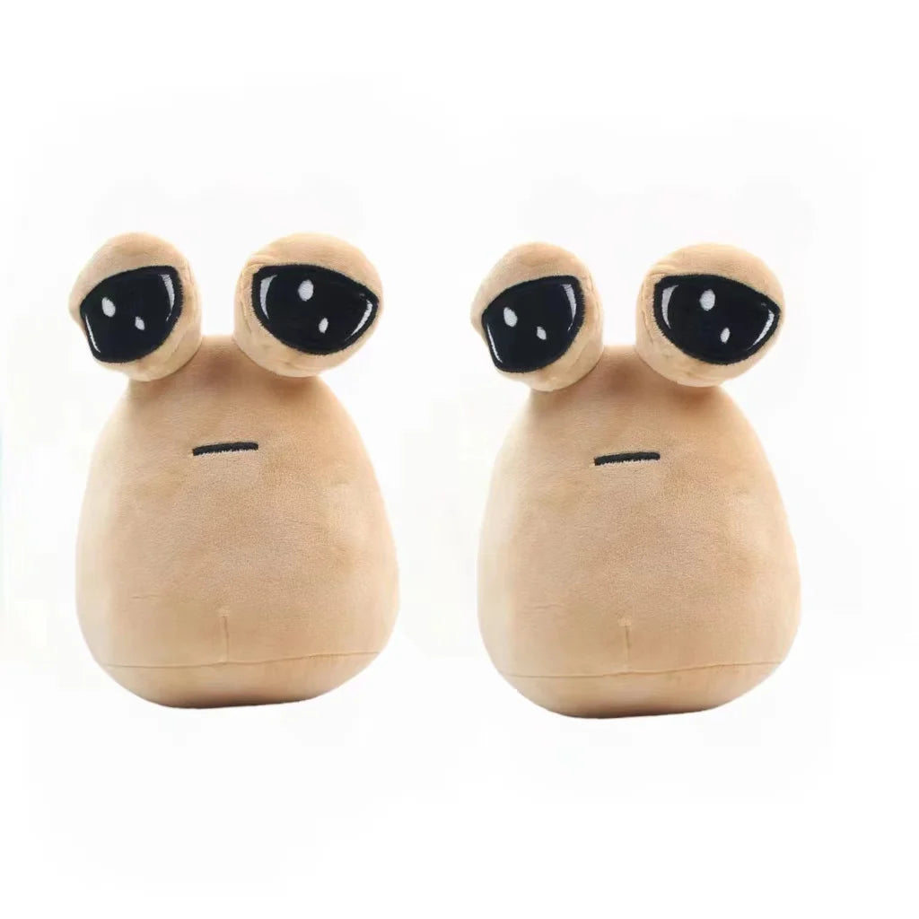 21CM 1/6PCS Hot Game My Pet Alien Pou Plush Toy Furdiburb Emotion Alien Plushie Stuffed Animal Pou Doll 22cm