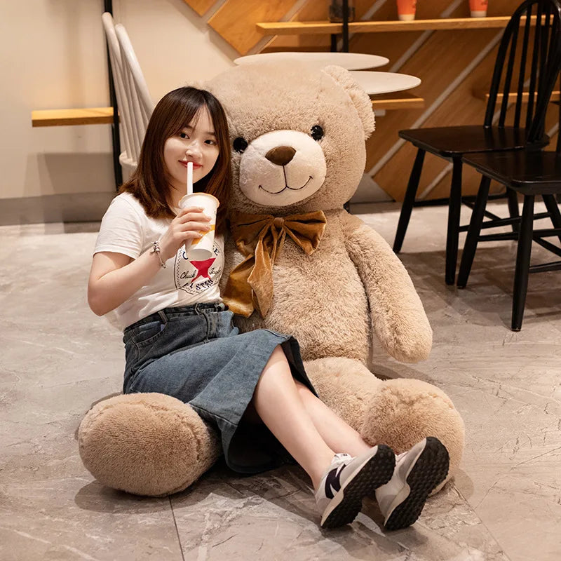 1pc High Quality Giant American Bear Plush Doll Soft Stuffed Animal Bear Plush Toys Girls Valentine Lover Birthday Gift