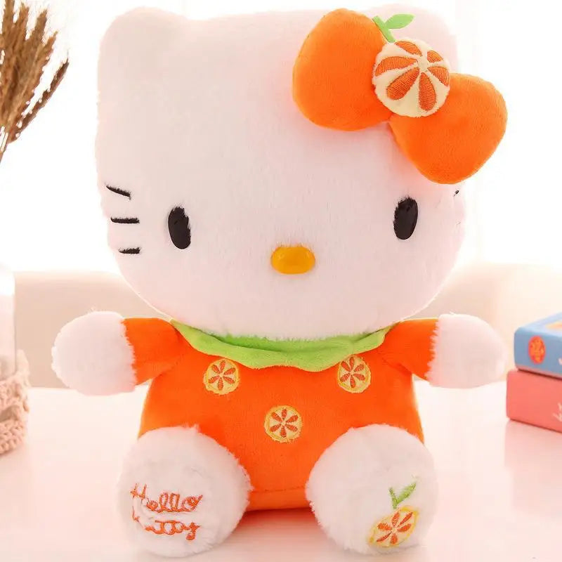 Big Size Sanrio Kawaii Hello Kitty Plush Toy Pillow Doll Cat Kt Stuffed Animal Plushies Home Decoration Peluche Kid Xmas Gift