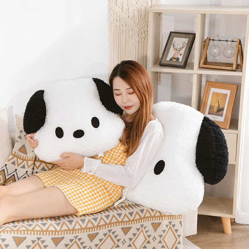 Comfortable Pachacco Pillow Hug Plush Toy Soft Dog Plushies Back Cushion for Chair Sofa Decorative Pillow Japanese Style Gifts