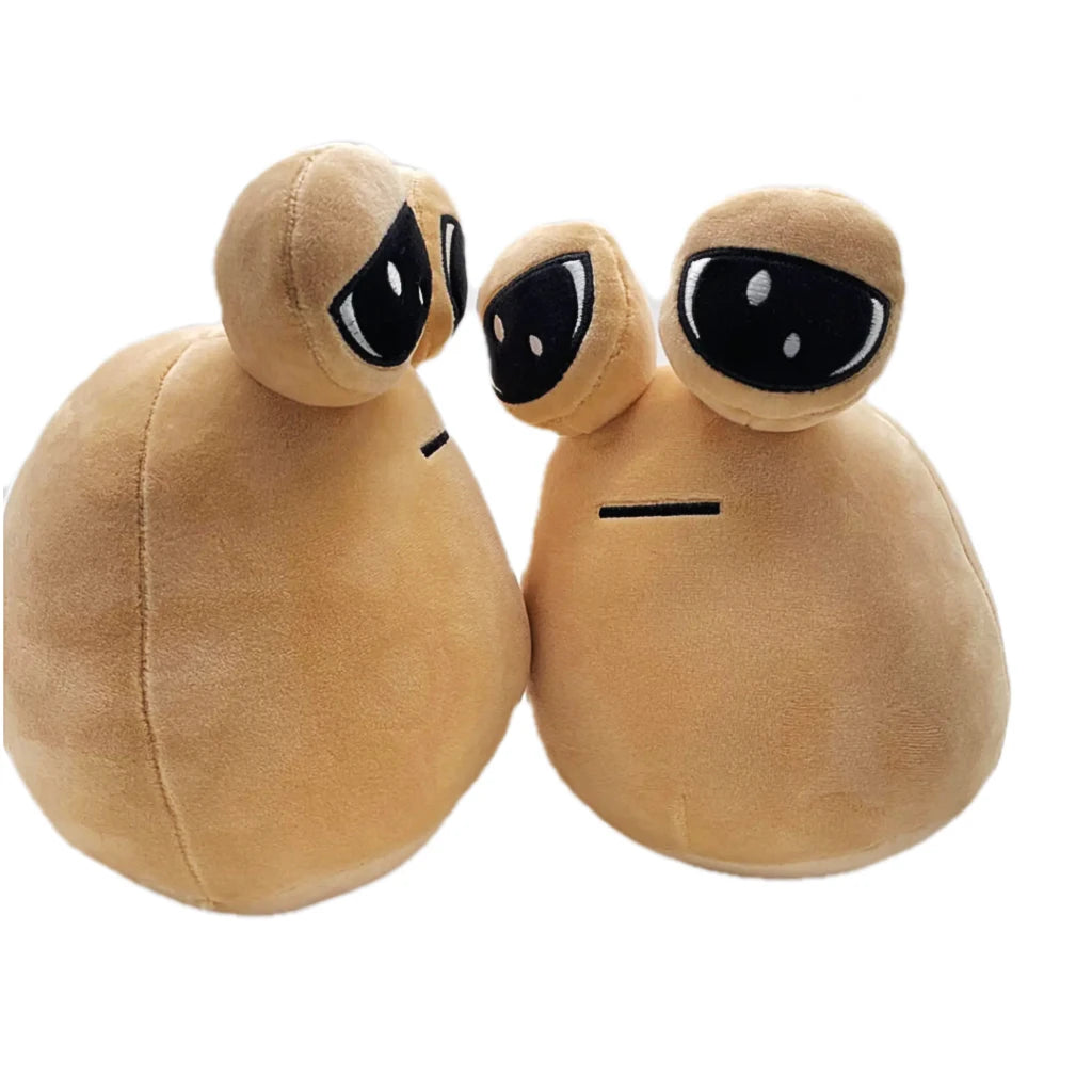 22cm 1/6PCS Hot Game My Pet Alien Pou Plush Toy Furdiburb Emotion Alien Plushie Stuffed Animal Pou Doll Birthday Christmas Gift