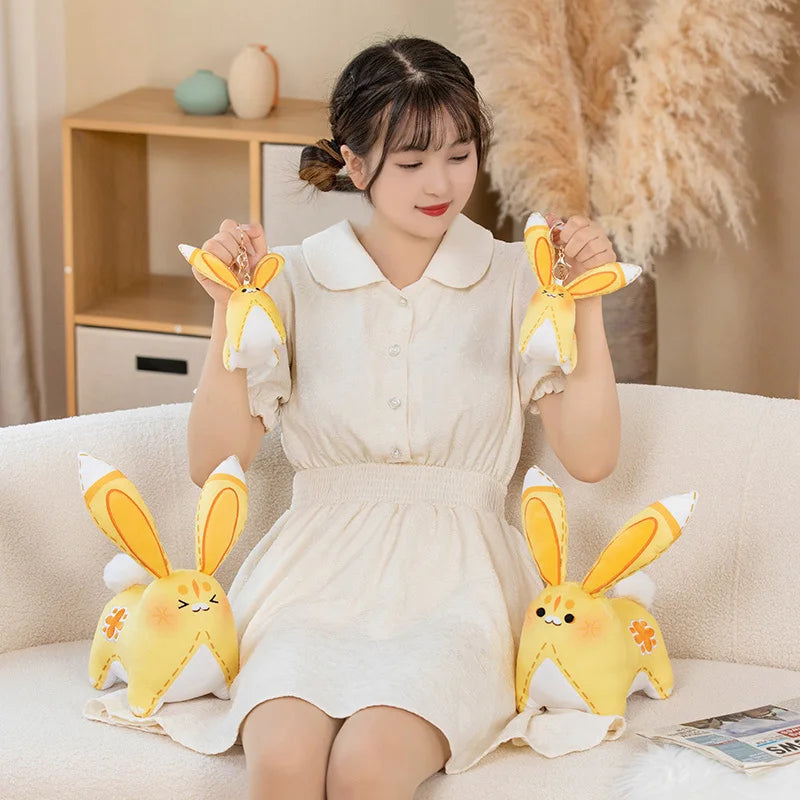 Hot Sale Genshin Impact Games Yaoyao Cosplay Props Laurel Rabbit Plush Toy Pillow Pendant Cartoon Anime Soft Dolls Birthday Gift