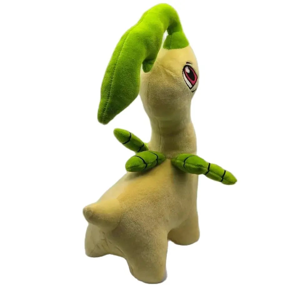 POKEMON 30cm Laurel Leaf Doll Plush Toy Pocket Monster Plush Toy Children's Plush Toy Festival Gift Collection Gift