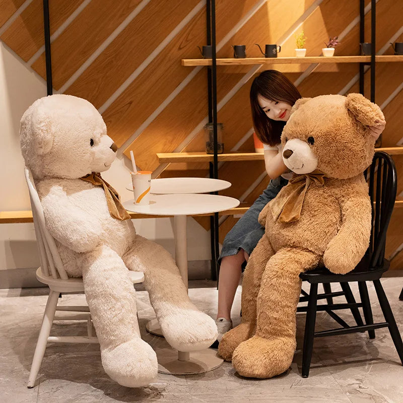 1pc High Quality Giant American Bear Plush Doll Soft Stuffed Animal Bear Plush Toys Girls Valentine Lover Birthday Gift