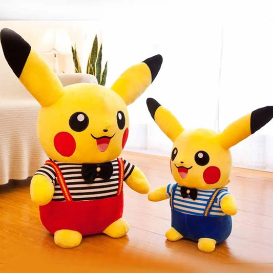 Pikachu Pillow Couple Strap Pants Doll Pokemon Large Plush Toy Cartoon Cute Children Toys Stuffed Plushies Doll Pillow