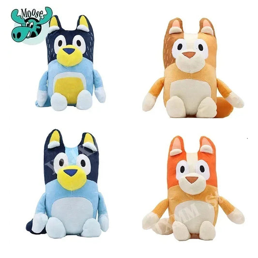 Bluey Dog Cartoon Plush Toys Bluey And Blue Dog Home Filling Animal Dolls Children's Birthday Gifts Wholesale Cartoon Doll Toys