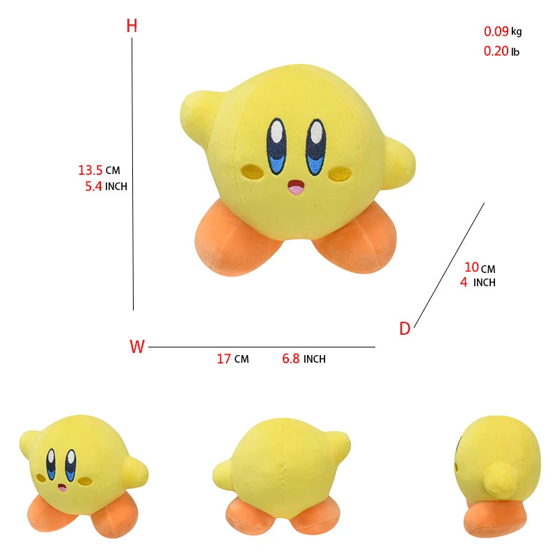 Kirby King Dedede Waddle Dee Meta Knight Elfilin Plush Toy Kawaii Cartoon Peluche Doll for Kids Birthday Christmas Gift