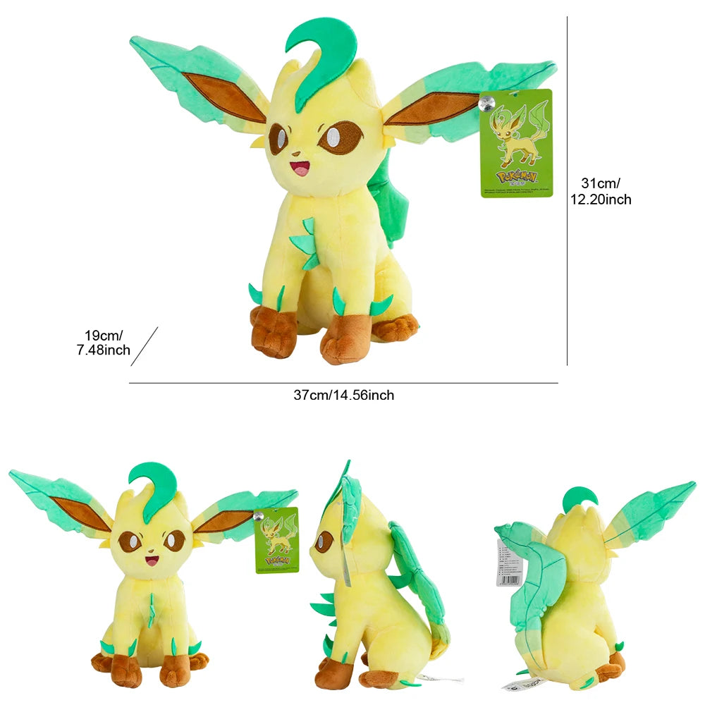 ORIGINAL Pokemon Eevee Umbreon Espeon Sylveon Leafeon Glaceon Plush Toy Cute Stuffed Dolls Cartoon Birthday Christmas Gift Kids