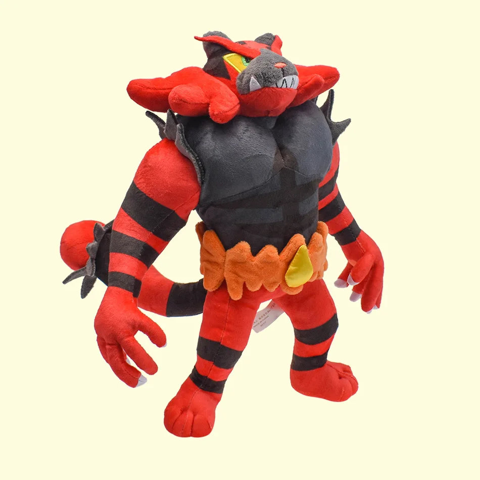 Pokemon Anime Figure Incineroar Litten Plush Toys Soft Stuffed Animals Cartoon Doll ChristmasToy Baby Kid Gift