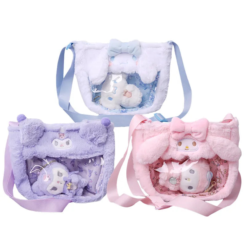 Anime Sanrio Cartoon Plush Doll Backpacks - Plushy Mart