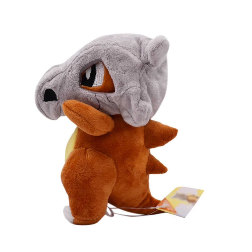 Cubone Plush Toy 7" Kola Doll, All Star Collection Cartoon Game Stuffed for Birthday Gift