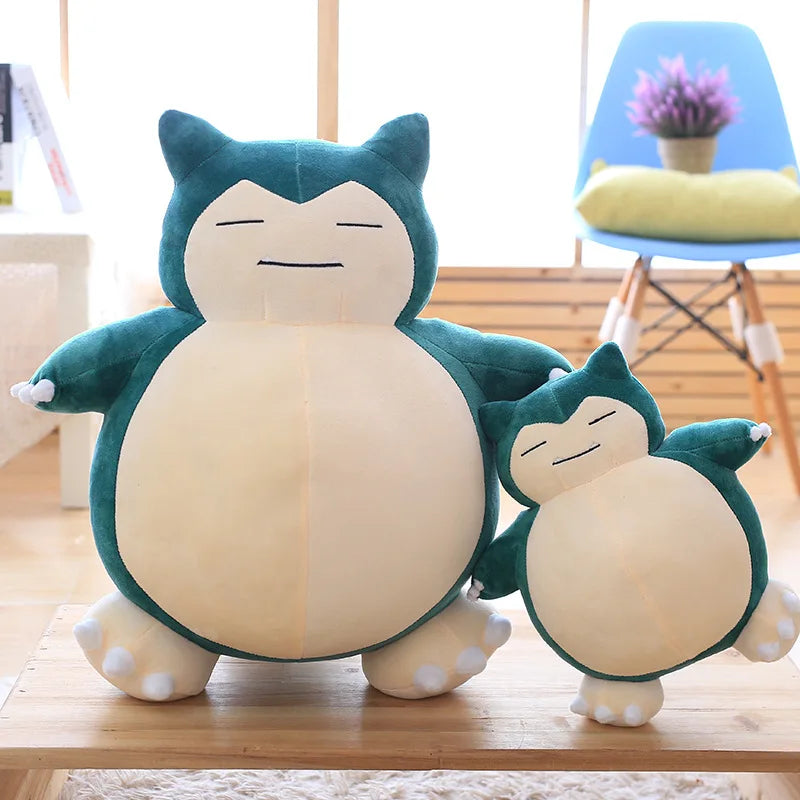 Big Size Cartoon Anime Snorlax Plush Doll Pokemon Plush Toy Cute Bear Soft Pillow Children's Birthday Gift