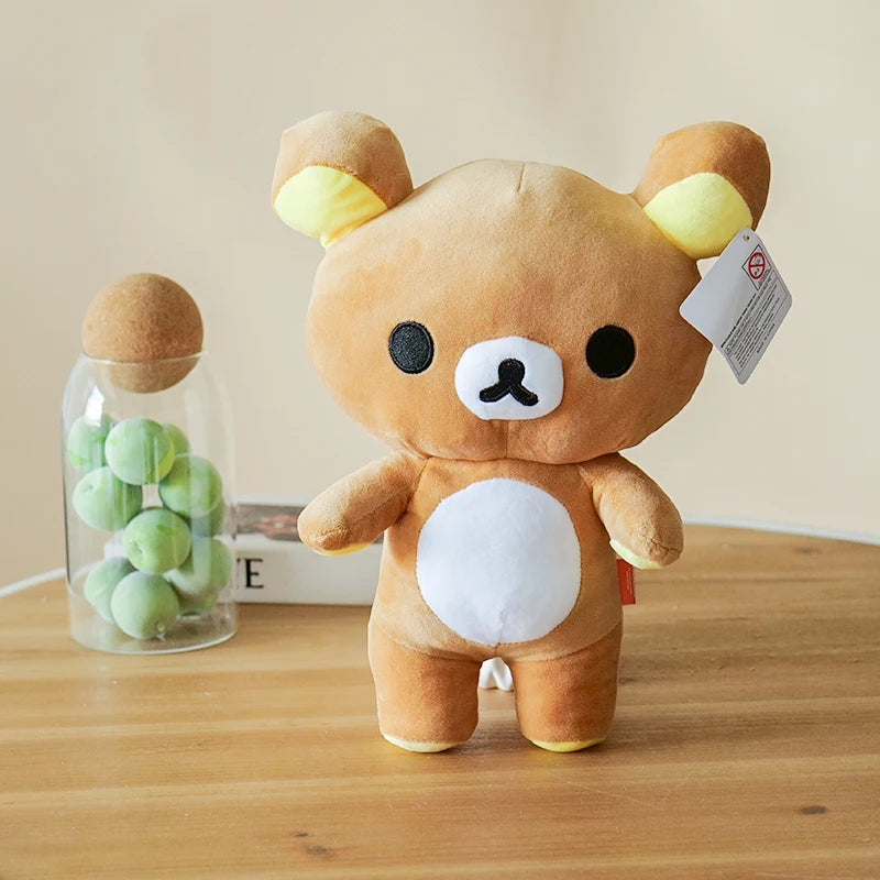 Kawaii Rilakkuma Plush Lovely Animal Kuma Plushies Teddy Bear Stuffed Doll Kawaii Rilakkuma Plush Toy Bear Dress up Gift for Kid