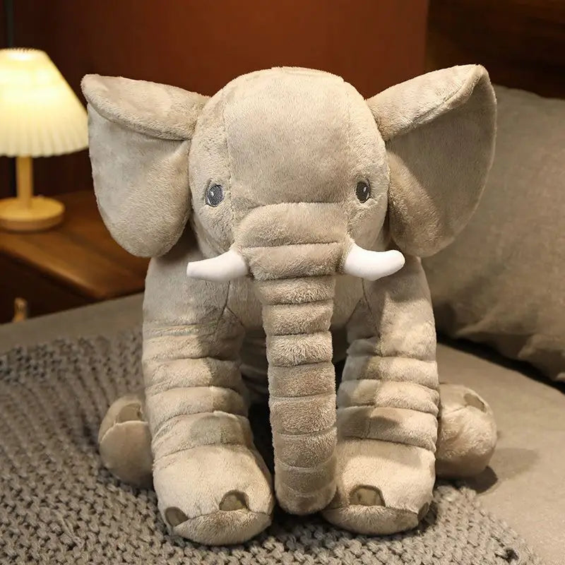 1Pcs 60cm INS Elephant Soft Pillows Kids Sleeping Pillow Stuffed Elephant Comforter Plush Animal Cushion Best Gift For Kids