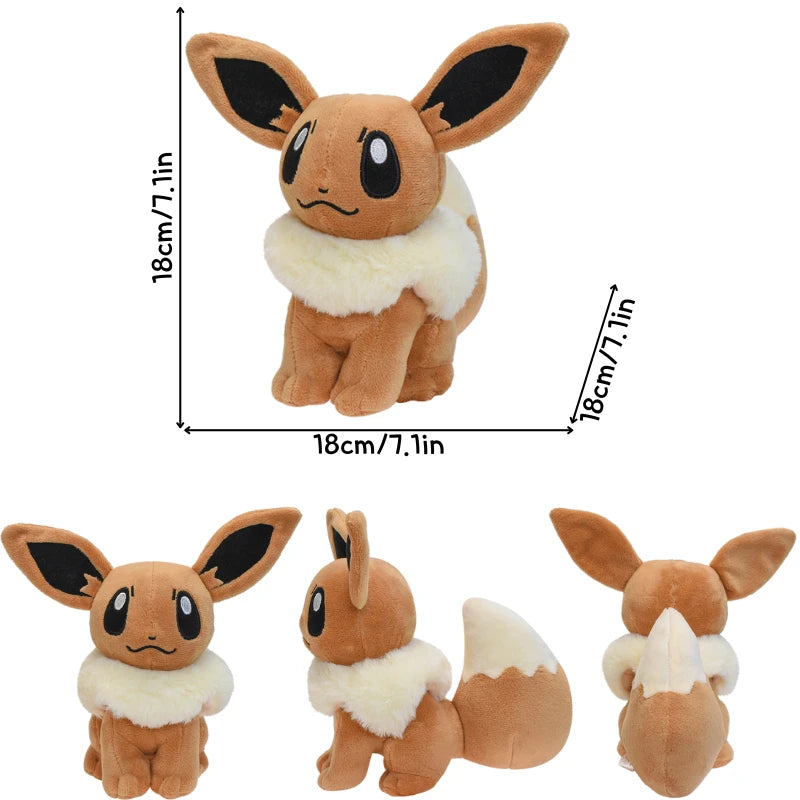 Pokemon Shiny Eevee Sylveon Flareon Vaporeon Espeon Umbreon Leafeon Glaceon Jolteon Plush Toys Cute Stuffed Peluche Dolls