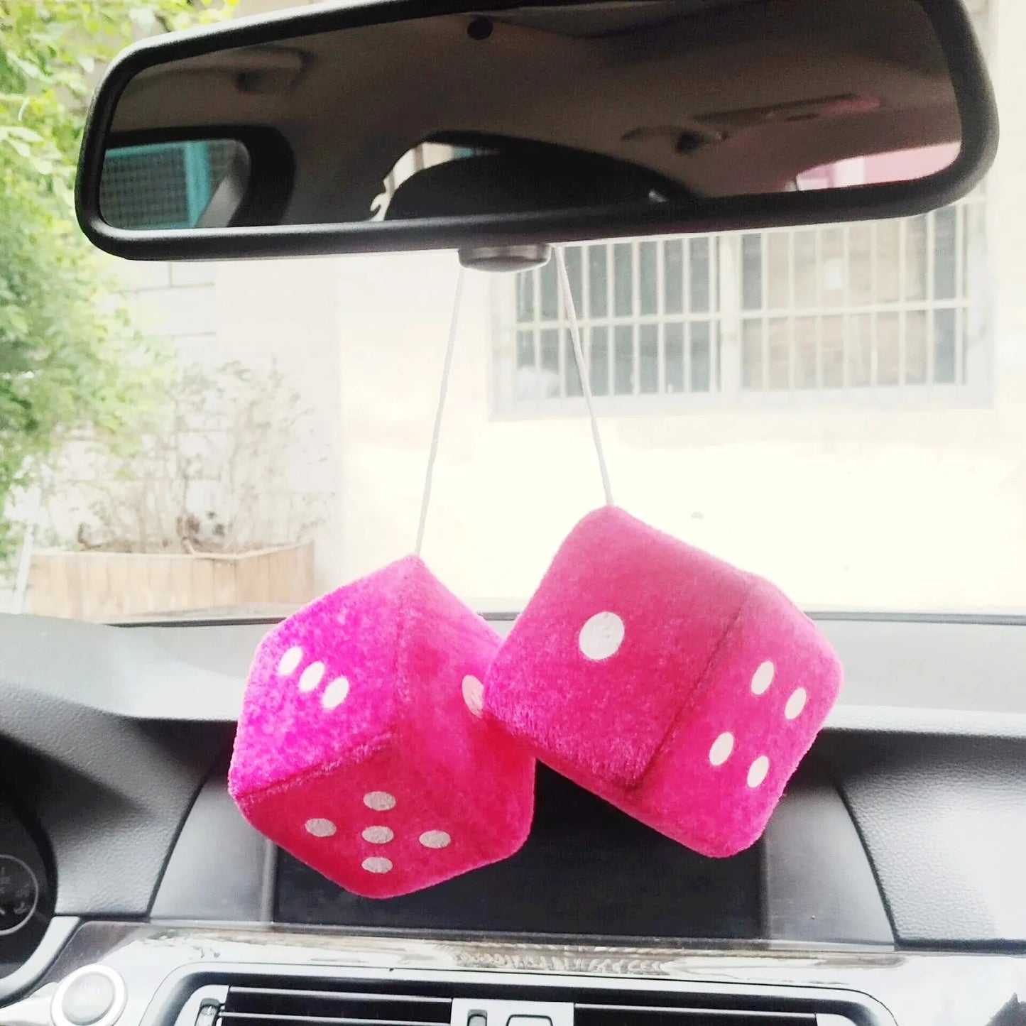 Car Pendant Children'S Digital Toys Fun Plush Dice Puzzle Simulation Points Color Pendant Six Color Numbers Sponge Square Dice