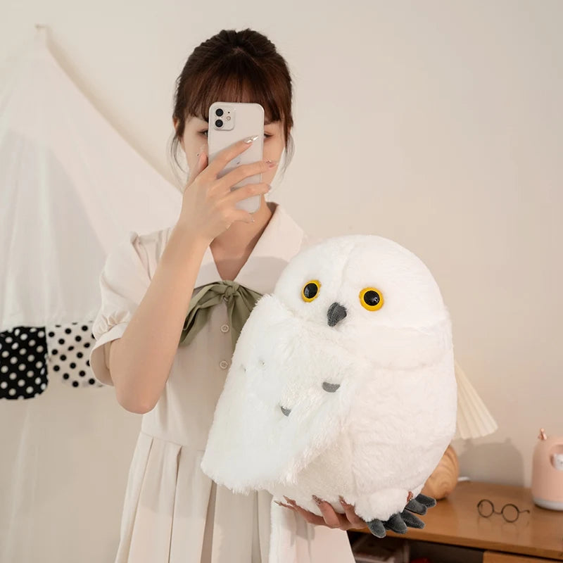 1pc  30/36cm Simulation Owl Plush Toys Lovely Bird Dolls Stuffed Soft Nighthawk Pillow Kawaii Home Decor Gift for Lover