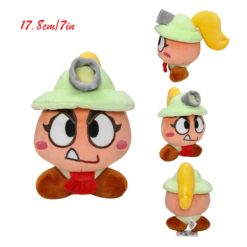 Mario Lemmy Larry Bomberman Goombella Plush Toy Princess Peach Daisy Shy Guy Yoshi Stuffed Dry Bone Toad Peluche Doll Gifts Kids