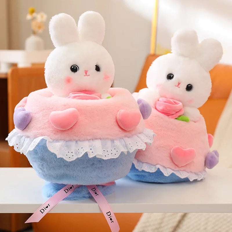 30cm Creative Funny Doll Heart Rabbit Plushie - Plushy Mart