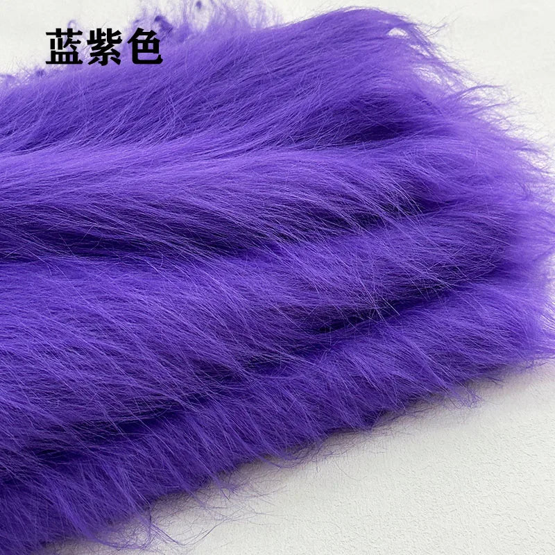 35Colours 12cm Imitation Plush Fur Fabric For DIY Photo Props chair decorative background Plush mat animal toy doll fabric