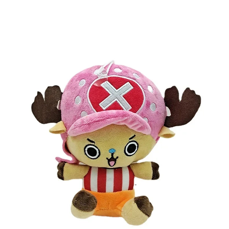 2024 HoT 25cm One Piece Anime Figure Zoro Luffy Chopper Plush Toys Cute Cartoon Plushie Stuffed Dolls Pendant Kids Xmas Gifts