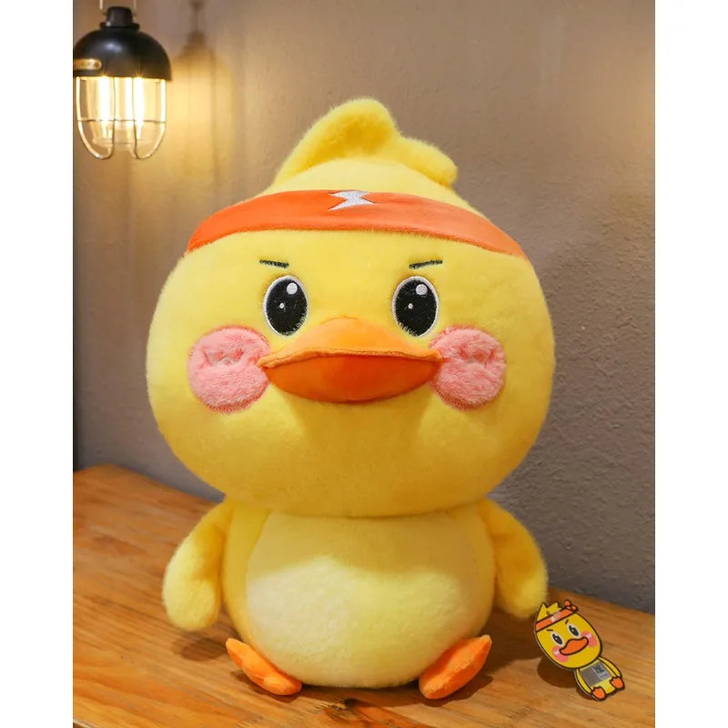 Genuine Cute Yuanqi Duck Doll Funny Cartoon Plush Duck Toys Large Pillow Rag Doll Creative Doll Girls Birthday Gift Toy