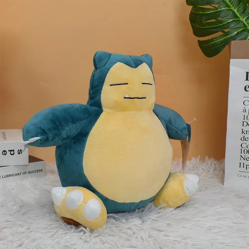 Original Snorlax Plush Toys Cartoon&Cute Stuffed Dolls Throw Pillow Birthday Gift For Kids Christmas Gifts