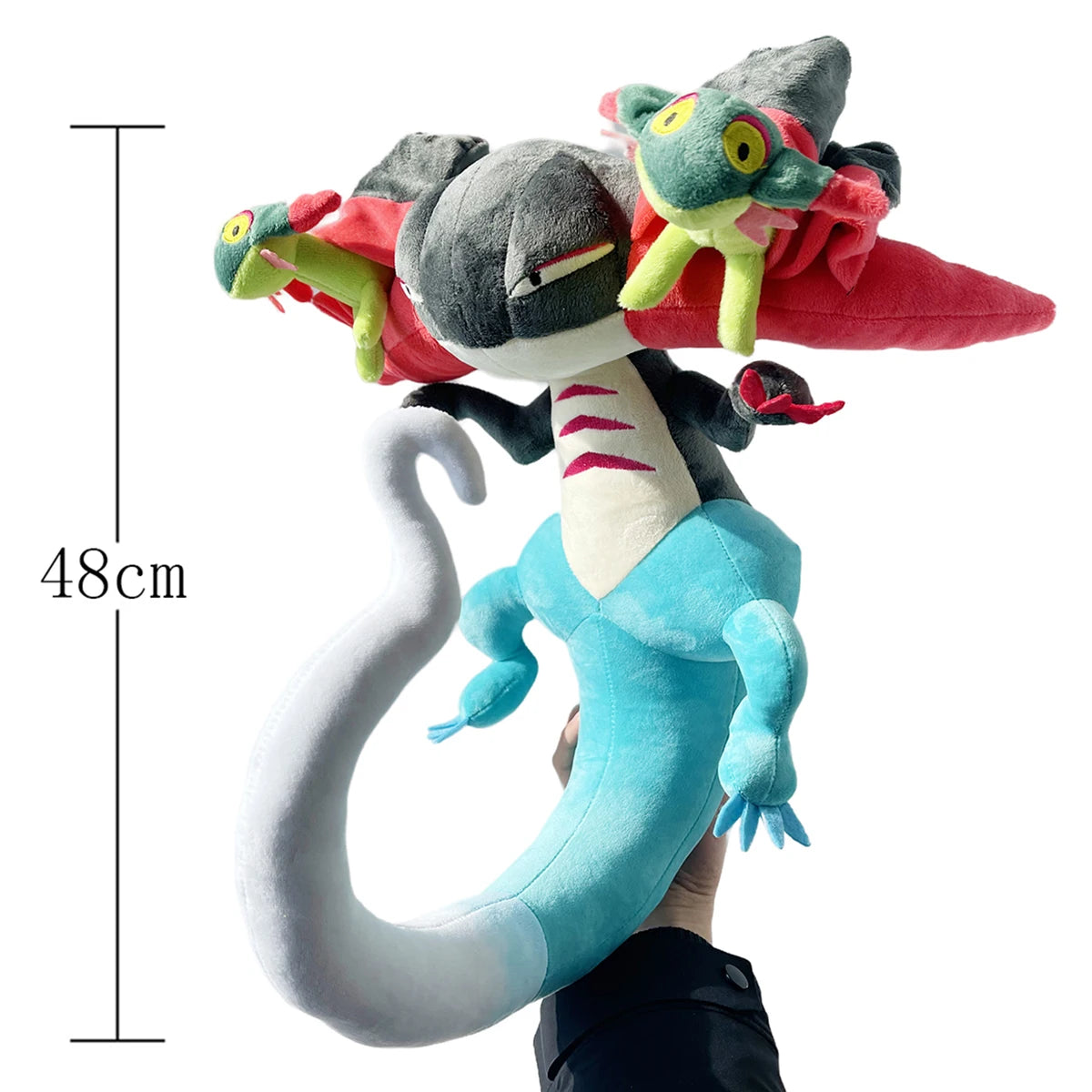 48cm Dragapult Plush Toy Stuffed Doll Dreepy Drakloak Evolution Dragon Figure Children's Day Gifts