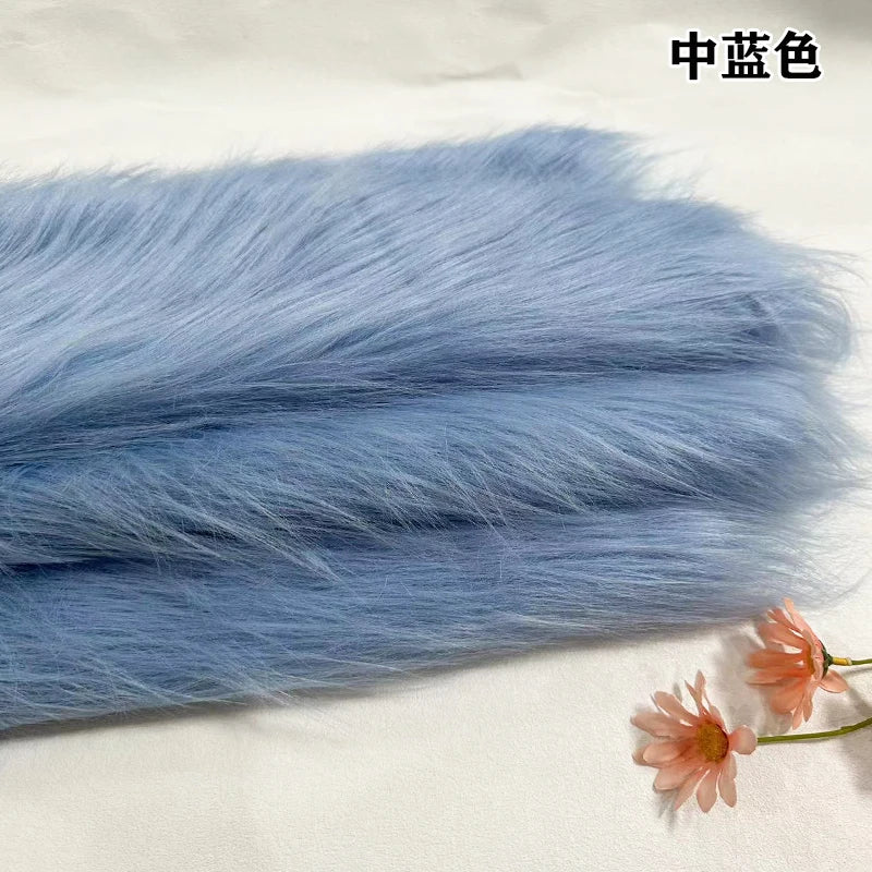 35Colours 12cm Imitation Plush Fur Fabric For DIY Photo Props chair decorative background Plush mat animal toy doll fabric