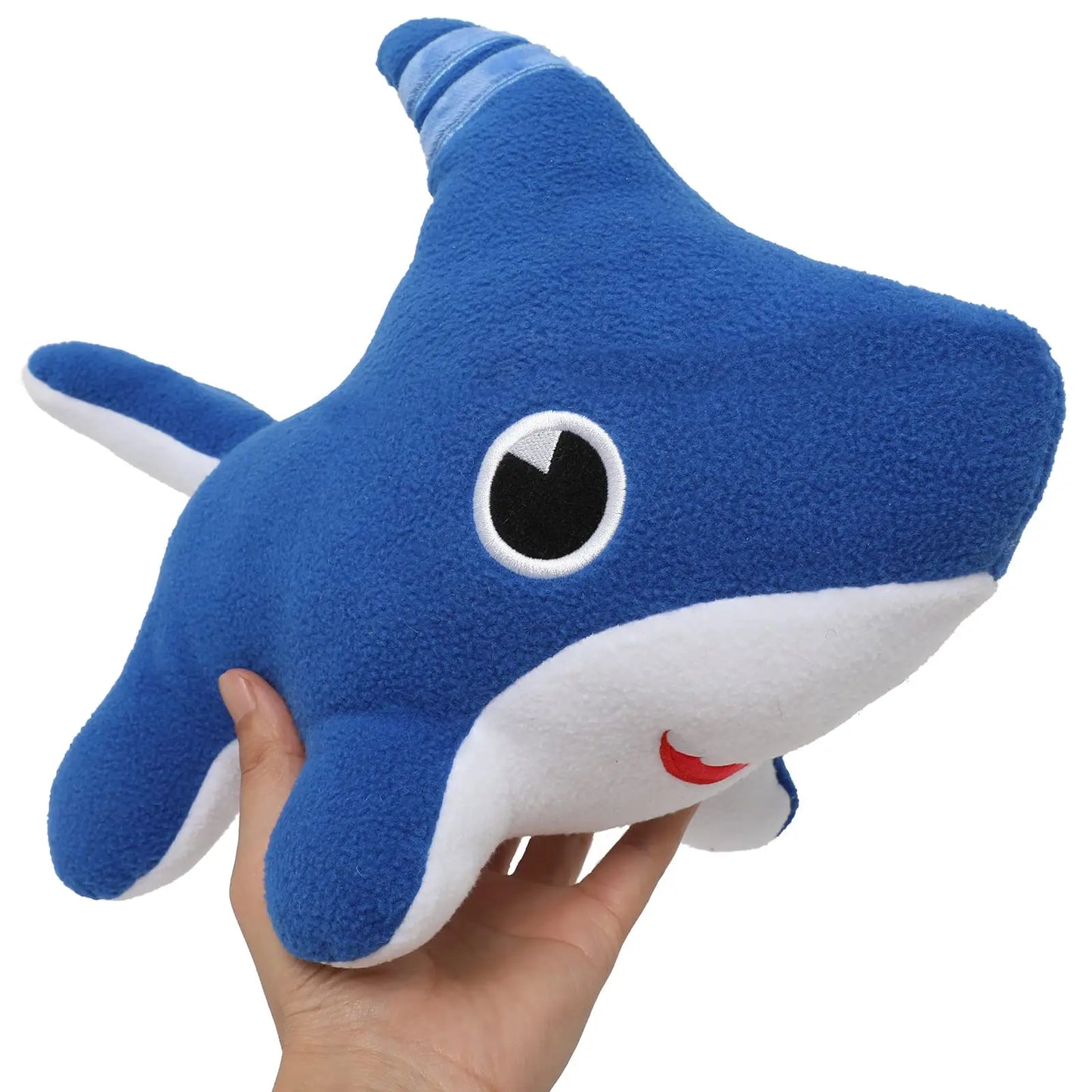 28cm Shark Dog Stuffed Animals Shark Dog Plush Toy Blue Shark Stuffed Animals Plushies for Baby Boys Girls Kid Birthday Gift