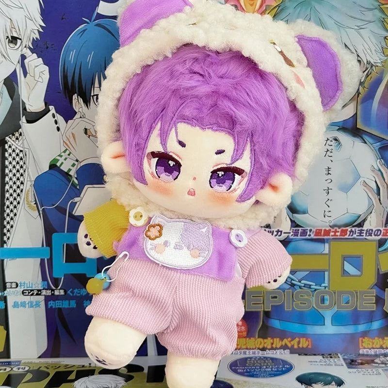 BLUE LOCK Plush Cotton Doll Toy Comic Character Isagi Yoichi/Bachira Meguru/Nagi Seishiro Stuffed Anime Idol Doll With Clothes