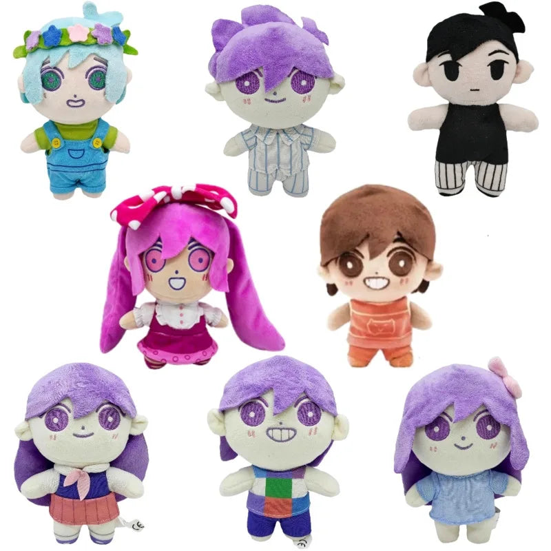 8" Omori Plush Doll Cartoon Stuffed Pillow Toy Plushies Figure Cute Gifts Omori Cosplay Props Merch Game OMORI Sunny Plush Toys